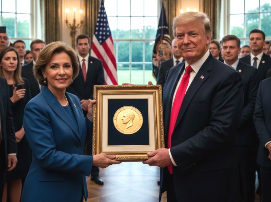 Donald Trump Nobel Prize, Maria Corina Machado Nobel Medal, Nobel Prize Rules, Can Nobel Prize be gifted, Trump Machado meeting, Nobel Peace Prize 2025,