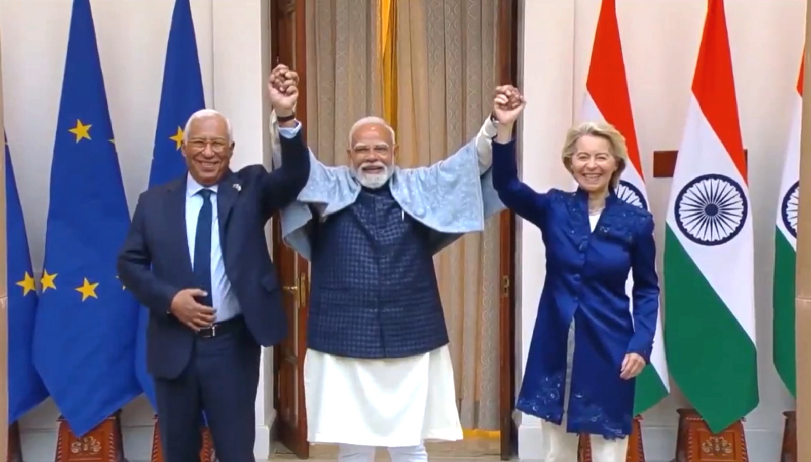 India EU FTA, India Europe Trade Deal, Luxury Cars Price Cut, India Europe relestion, Mother of all Deals, India-EU Summit 2026, Mercedes BMW Price, India, Free Trade Agreement India, Piyush Goyal, European Commission President, Ursula von der Leyen, Donald Trump, PM Modi, business news, China, Indian pharmaceutical industry, Indian textile industry