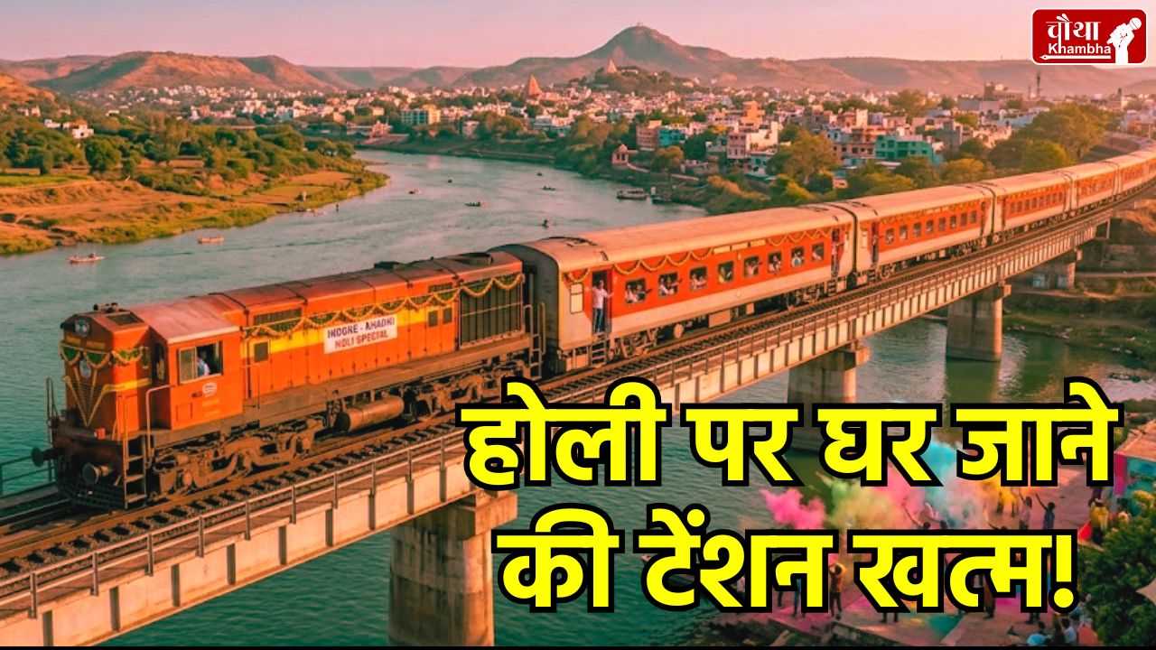 Holi Special Trains 2026, Indore Khadki Special Train, Bhopal Rewa Special Train, Railway News, Western Railway, Holi Special, होली स्पेशल ट्रेन 2026, इंदौर पुणे स्पेशल ट्रेन, Utility News