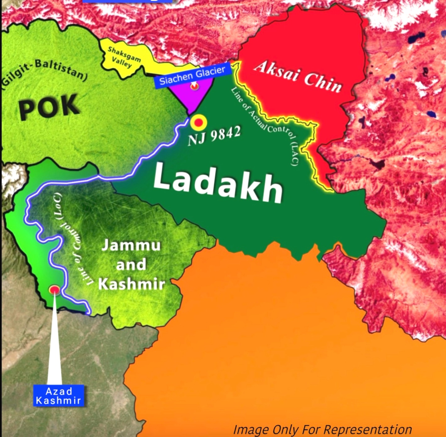 US India Map Controversy, PoK and Aksai India Map , USTR India Post Deleted, India US Trade Deal Map , Jammu Kashmir Border Dispute , India China Aksai Chin Conflict