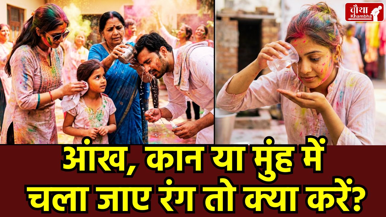 Holi safety tips, Holi color in eyes remedy, how to remove holi color from ear, mouth, Eye care during Holi, Dr. Shruti Sanghavi eye tips, Chemical colors side effects, Holi Eye Care Tips, What to do if Gulal gets in the eyes, Holi Eye Care, Gulal in eyes treatment, Eye care during Holi, Holi Safety Tips, Utility News