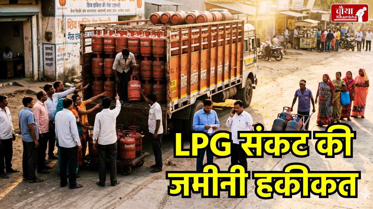 LPG Crisis MP, LPG Crisis MP 2026, Commercial Gas Cylinder Supply, Madhya Pradesh, Hotel Restaurant Gas Problem MP, LPG Shortage News Hindi, Bhopal Gas Depot Update, Congress Protest LPG Price MP,