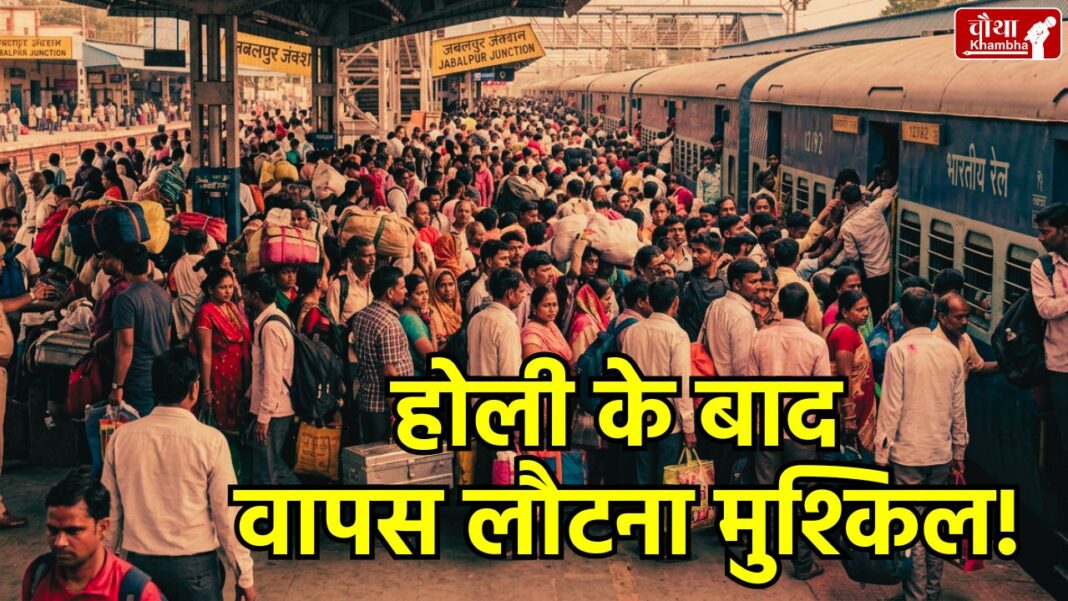 Jabalpur Train, Holi Special Trains 2026, Jabalpur to Delhi, Train Waiting, Indore Overnight Express Availability, Railway News, West Central Railway Updates, Holi Special Train, Utility News, after holi