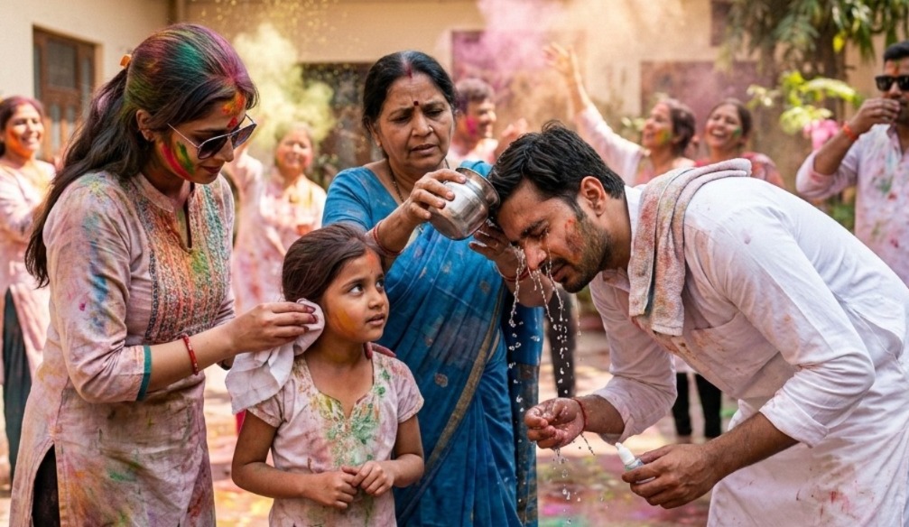 Holi safety tips, Holi color in eyes remedy, how to remove holi color from ear, mouth, Eye care during Holi, Dr. Shruti Sanghavi eye tips, Chemical colors side effects, Holi Eye Care Tips, What to do if Gulal gets in the eyes, Holi Eye Care, Gulal in eyes treatment, Eye care during Holi, Holi Safety Tips, Utility News