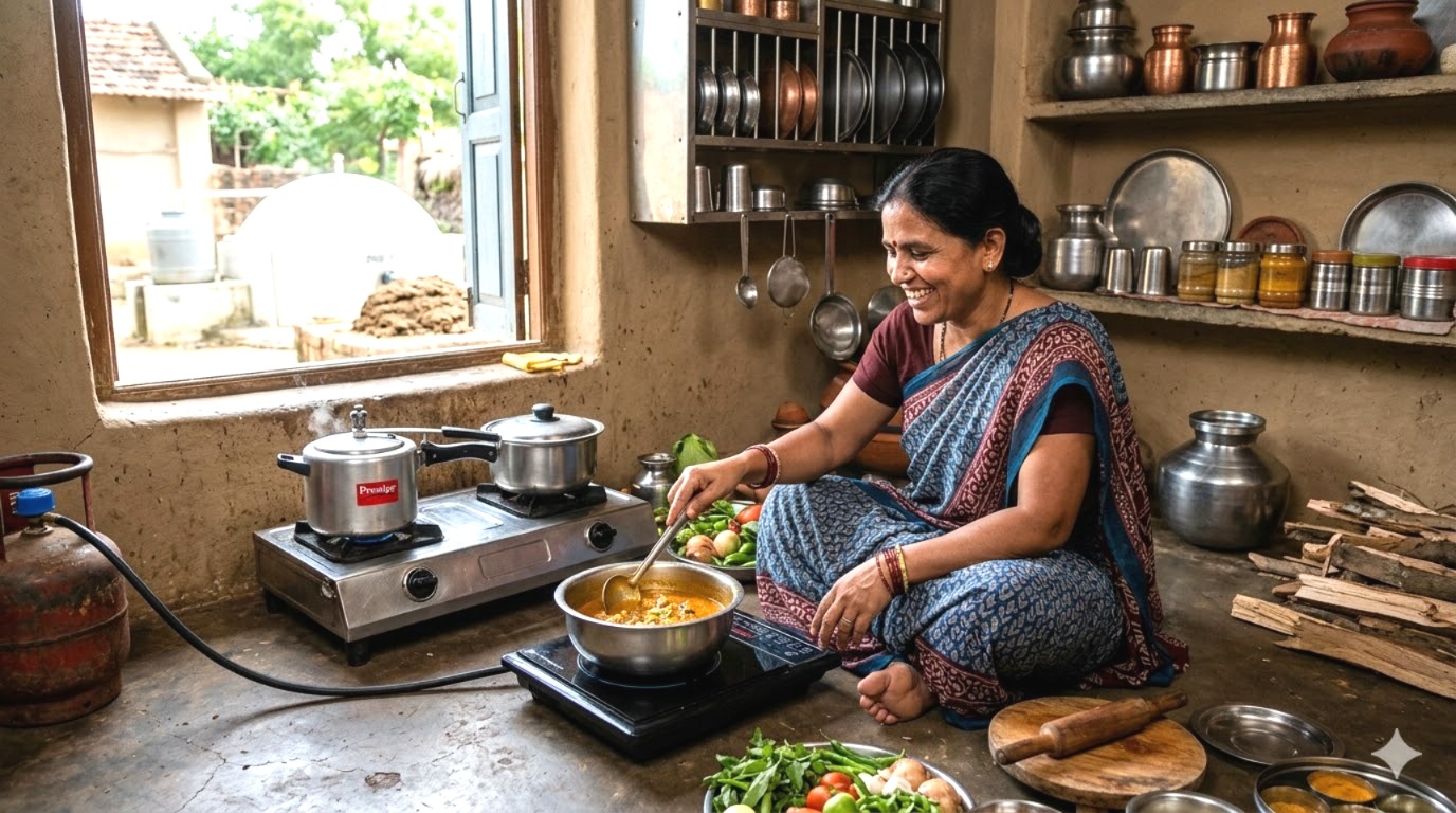 LPG Price Hike 2026, Save Cooking Gas Tips in Hindi, Induction Cooktop vs Gas, Kitchen Budget Management, LPG Cylinder Price Today, How to save gas while cooking, Electric Pressure Cooker Benefits, Solar Cooker for Home