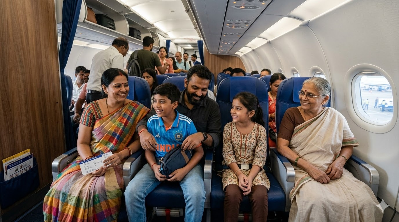 DGCA New Guidelines for Airlines, Free Seat Selection in Flights, Flight Ticket Booking Rules 2026, UDAN Yatri Cafe Airport, Web Check-in Charges India, Family Seat Booking PNR Rules, Cheap Food at Airports India, Aviation Ministry New Rules,