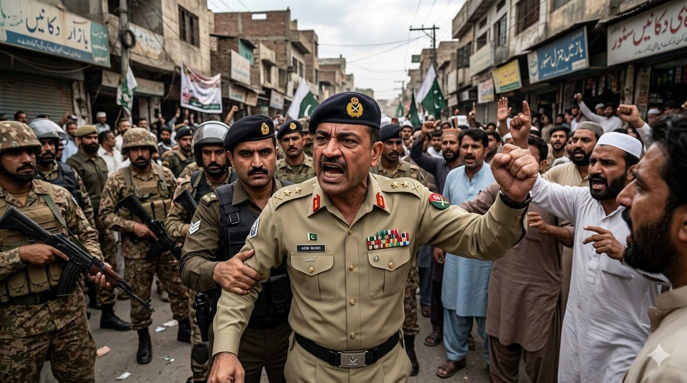 Asim Munir vs Shia Clerics, Pakistan Army Chief Threat, Asim Munir Iran Statement, Shia Clerics GHQ Meeting, Allama Agha Shifa Najafi, Pakistan Sectarian Conflict, General Asim Munir News Hindi, असीम मुनीर शिया विवाद