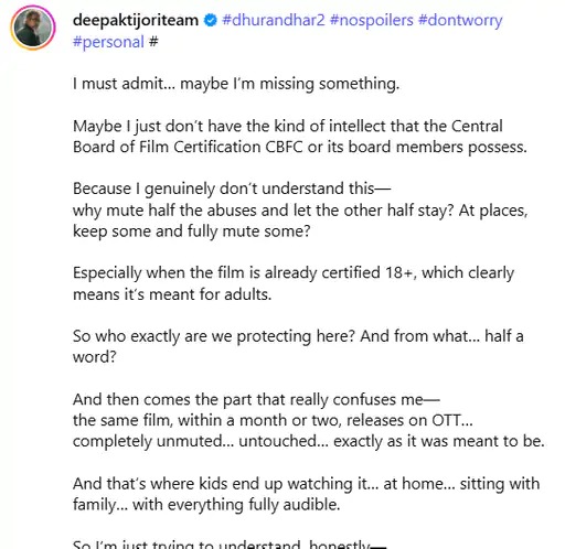 Dhurandhar 2 Controversy