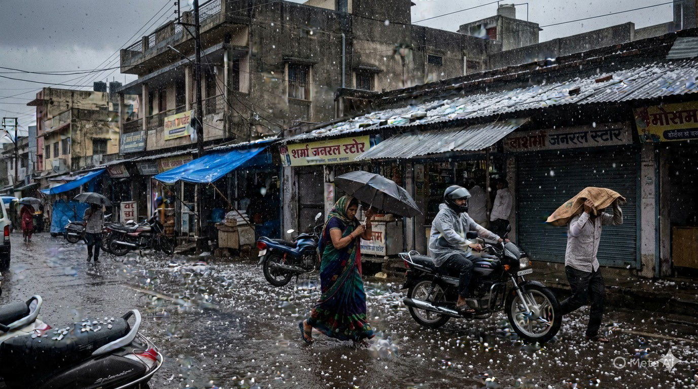 MP Weather Update Today, Madhya Pradesh Rain Alert, Mandsaur Neemuch Hailstorm, Bhopal Weather News, MP Me Barish Kab Hogi, Weather Forecast Madhya Pradesh,