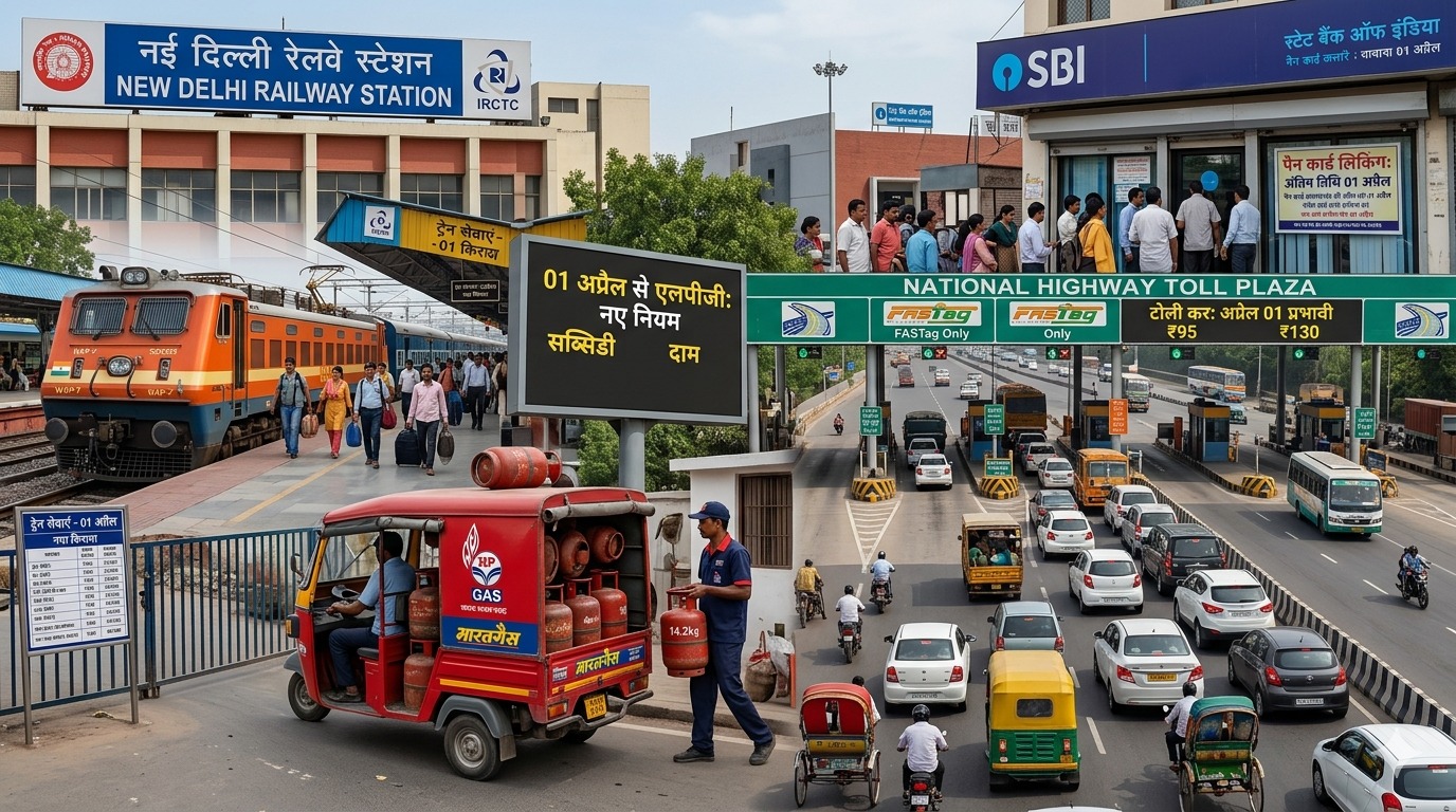 Financial Deadlines, 31 March, Utility News, Income Tax Saving 2026, PPF, Sukanya Minimum Balance, Railway Refund Rules, 1 April rule change, New Tax Regime Changes, PAN Aadhaar Update,