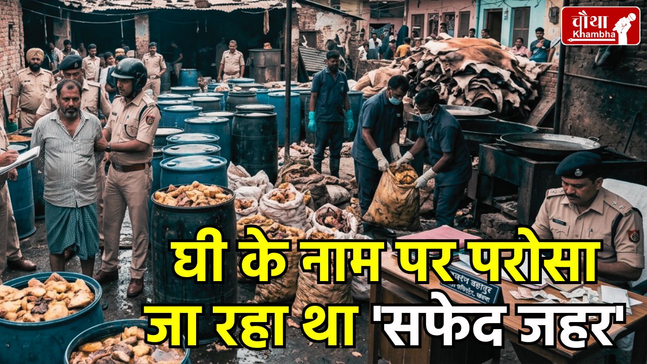 Khandwa News, Identifying Fake Ghee, Animal Fat Factory, Adulterated Ice Cream, Khandwa Police Raid, Anwar Qureshi, Khandwa, How Fake Ghee is Made, MP News