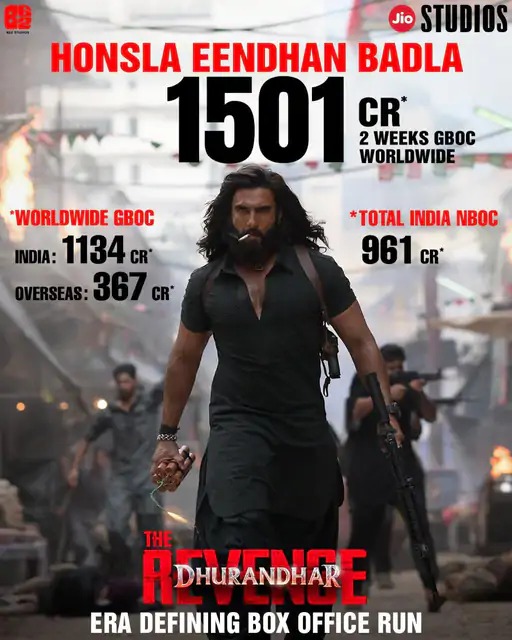 Dhurandhar 2 1500 Crore, Dhurandhar 2 Box Office, Ranveer Singh, Sanjay Dutt, Chaudhry Aslam Wife, Dhurandhar 2 Worldwide Collection, Bollywood 1500 Crore Club, Dhurandhar 2 India Net Collection