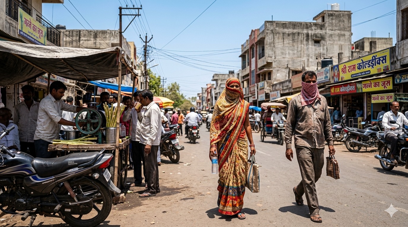 MP Weather Update, Heatwave Alert, Khajuraho Temperature, Madhya Pradesh, mp news, Bhopal Weather, Gwalior Heatwave, Warm Night in MP, Weather advisory, MP Weather
