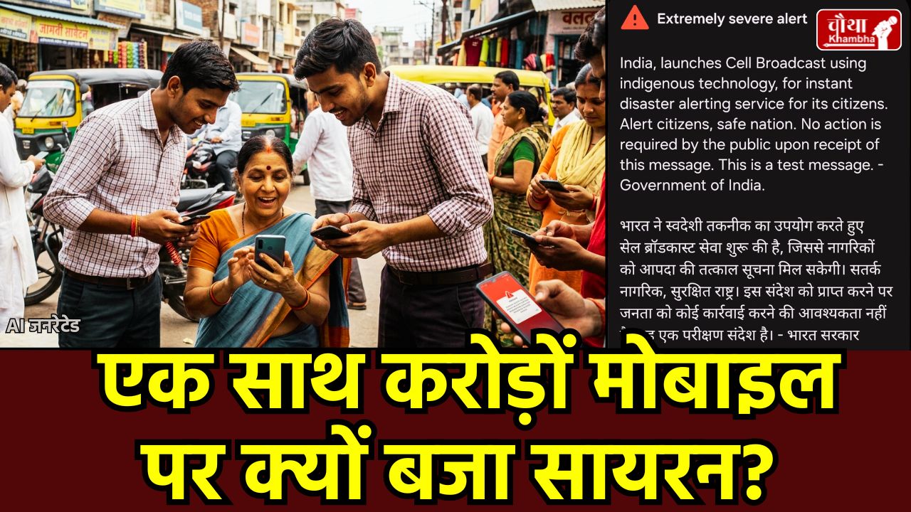 Emergency Alert System, NDMA Test Alert, Disaster Management India, Cell Broadcast Technology, Mobile Siren Alert, Amit Shah Launch, Disaster Warning Message, Emergency Alert System India