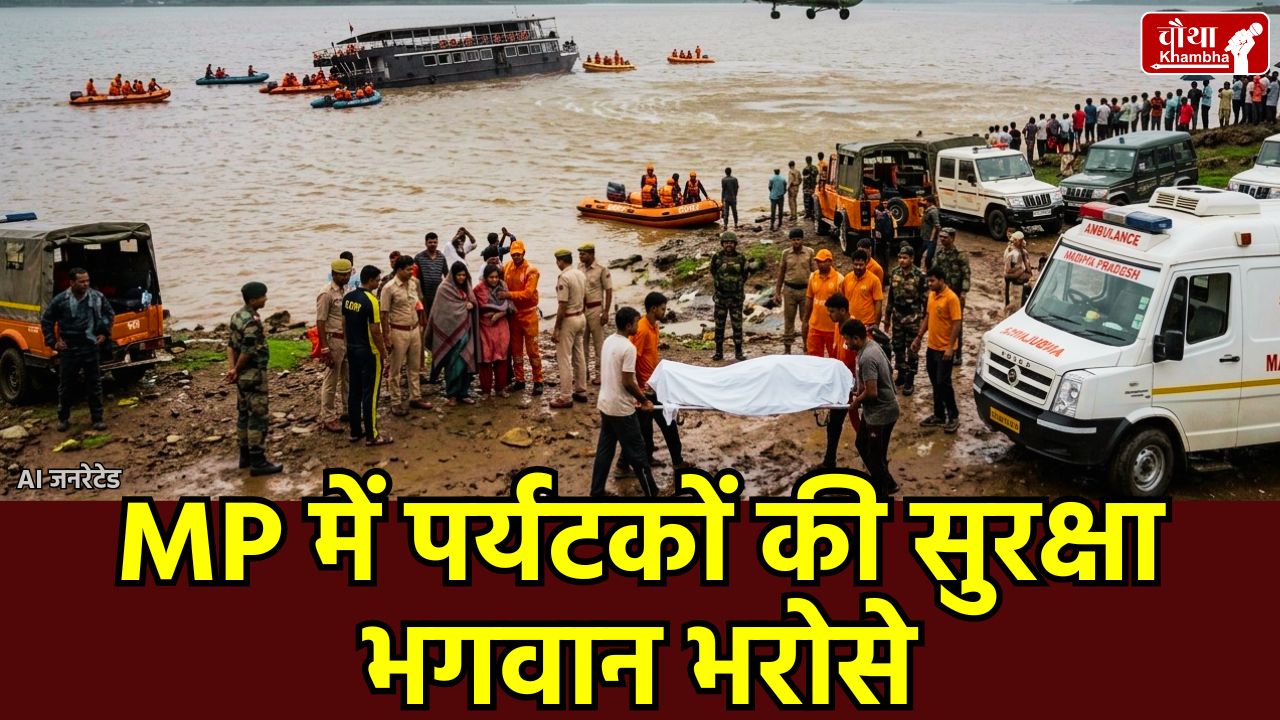 Bargi Dam accident, MP Tourism Safety Policy, Tourist Insurance Madhya Pradesh, Bargi Cruise Accident News, Madhya Pradesh Tourism Policy, MP Boat Safety Rules, बरगी बांध हादसा, मध्य प्रदेश पर्यटन सुरक्षा