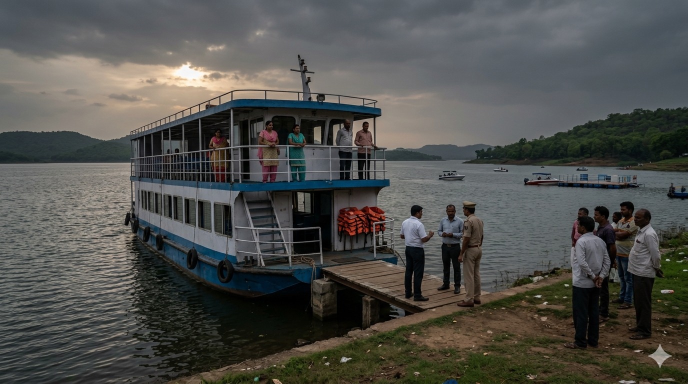 Bargi Dam accident, MP Tourism Safety Policy, Tourist Insurance Madhya Pradesh, Bargi Cruise Accident News, Madhya Pradesh Tourism Policy, MP Boat Safety Rules, बरगी बांध हादसा, मध्य प्रदेश पर्यटन सुरक्षा