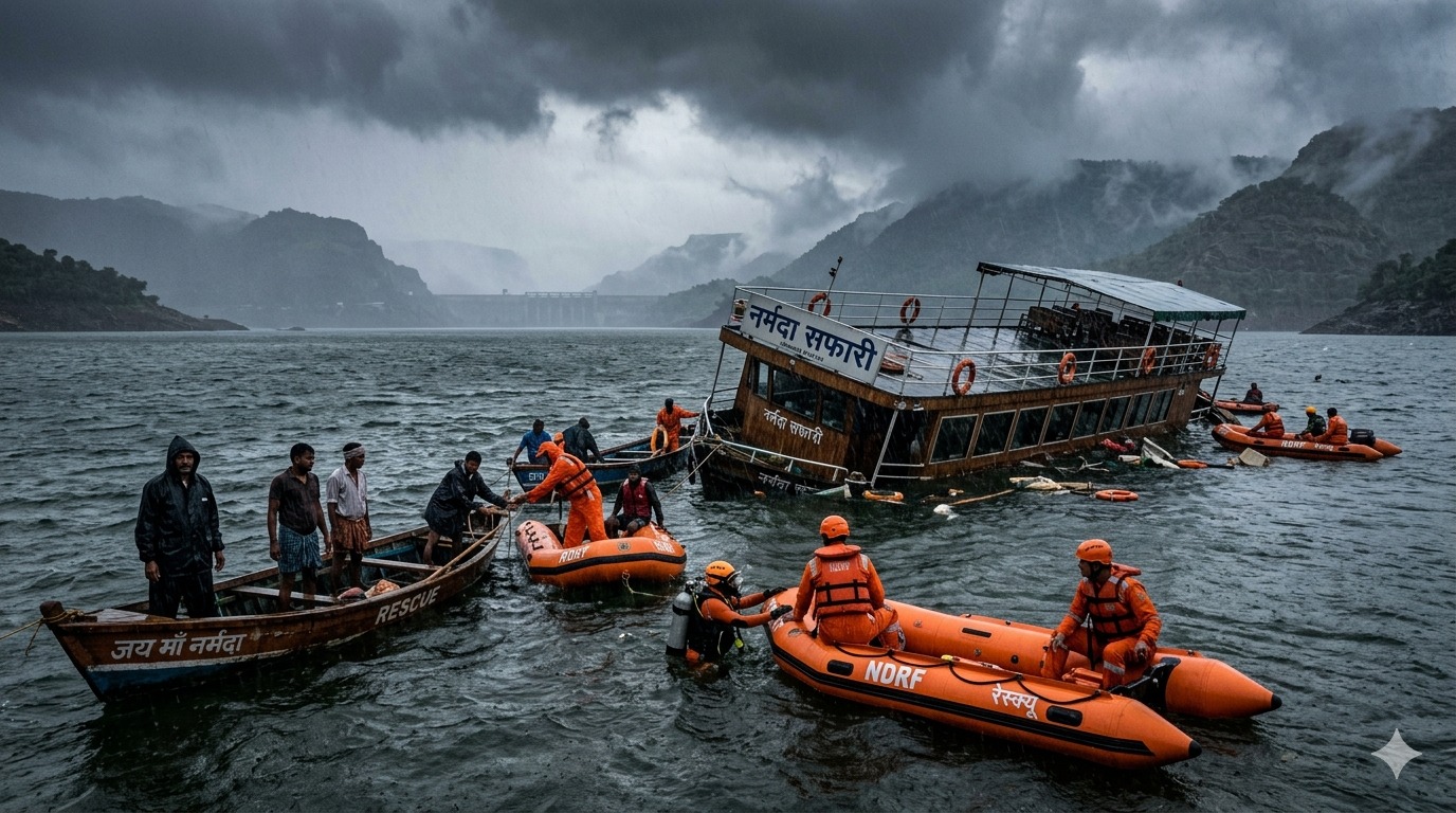 Bargi Dam accident, MP Tourism Safety Policy, Tourist Insurance Madhya Pradesh, Bargi Cruise Accident News, Madhya Pradesh Tourism Policy, MP Boat Safety Rules, बरगी बांध हादसा, मध्य प्रदेश पर्यटन सुरक्षा